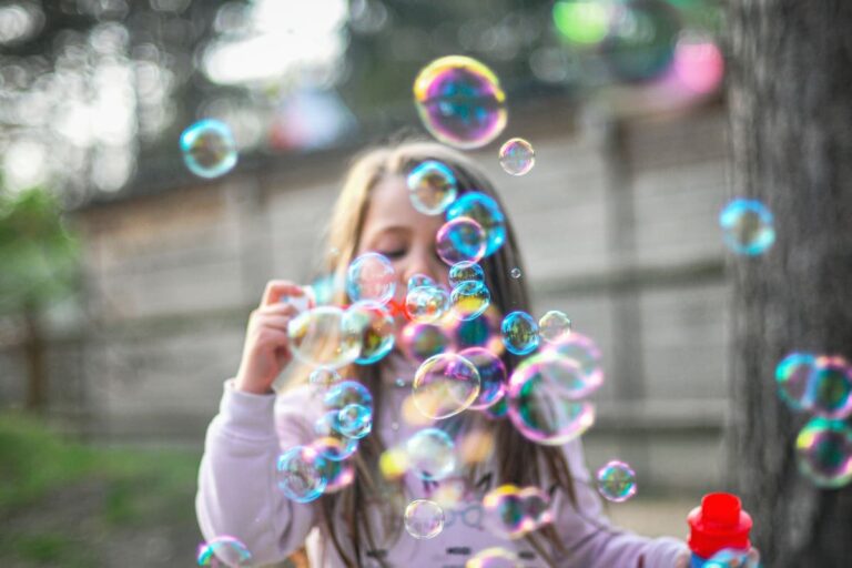 sognare le bolle di sapone